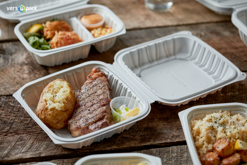 MFPP take out hinged lid boxes