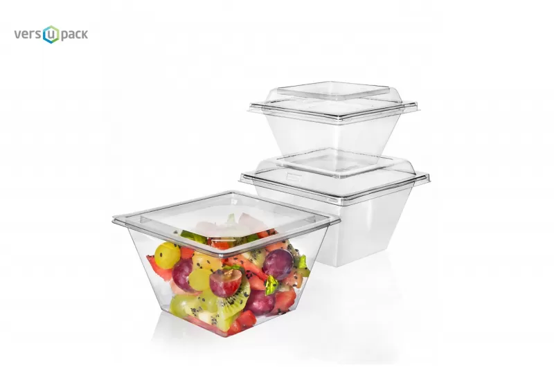 Одноразовые контейнеры для салатов и десертов, пищевая упаковка для доставки еды