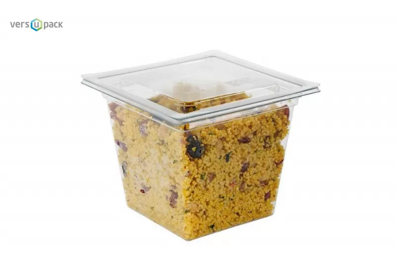 Disposable food containers for salads and desserts, healthy food salad containers To-Go