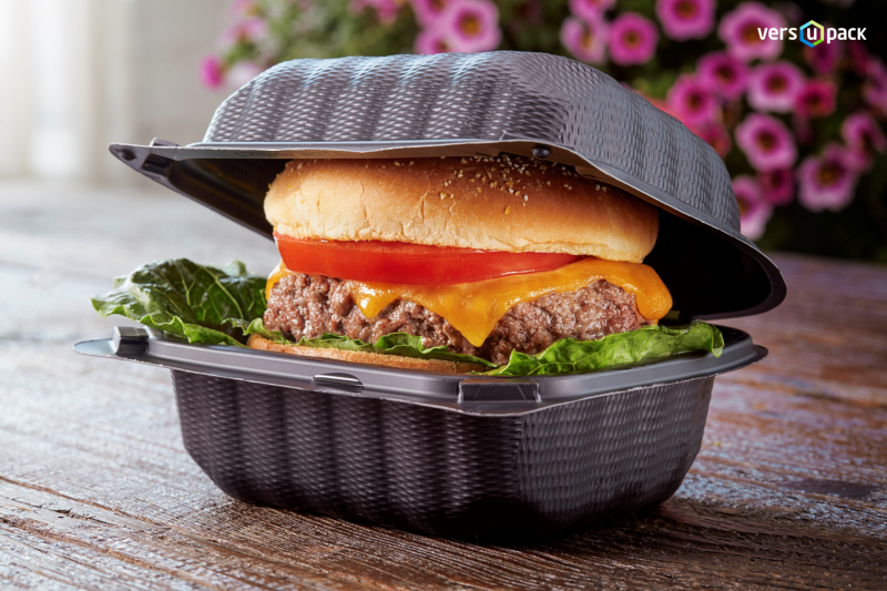 Sustainable Take away burger boxes